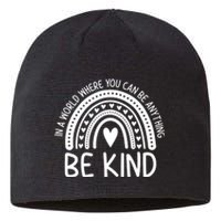 Be Kind Rainbow Orange Unity Day Anti Bullying Sustainable Beanie