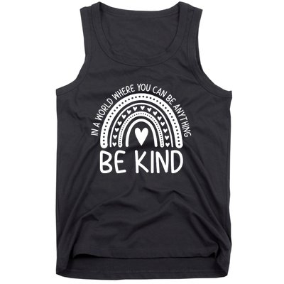 Be Kind Rainbow Orange Unity Day Anti Bullying Tank Top