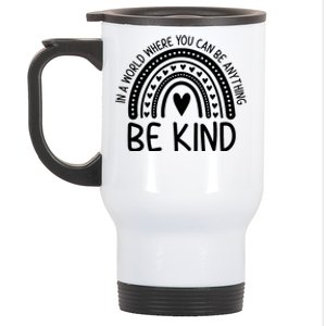 Be Kind Rainbow Orange Unity Day Anti Bullying Stainless Steel Travel Mug