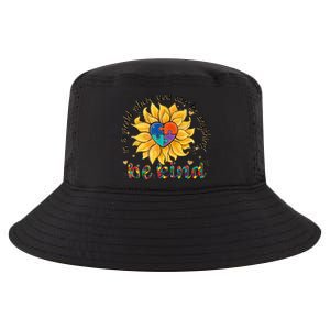 Be Kind Sunflower Autism Mom Dad Wo kid Autism Awareness Cool Comfort Performance Bucket Hat