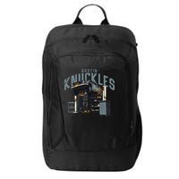 Bustin Knuckles Skeleton Auto Mechanic Humor City Backpack
