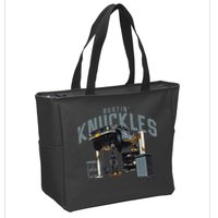 Bustin Knuckles Skeleton Auto Mechanic Humor Zip Tote Bag