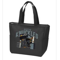 Bustin Knuckles Skeleton Auto Mechanic Humor Zip Tote Bag