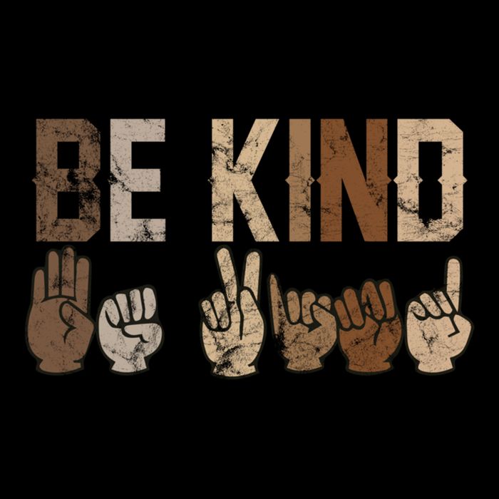Be Kind Sign Language Racial Equality Teachers Melanin Asl Gift Impact Tech Backpack
