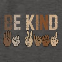 Be Kind Sign Language Racial Equality Teachers Melanin Asl Gift Vector Backpack