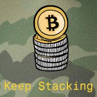 Bitcoin Keep Stacking Legacy Tie Dye Trucker Hat