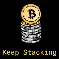 Bitcoin Keep Stacking Drawstring Bag