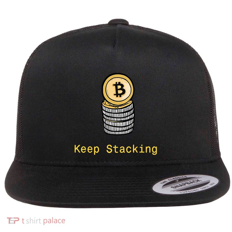 Bitcoin Keep Stacking Flatbill Hat