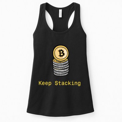Bitcoin Keep Stacking Womens Tank Top