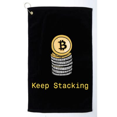 Bitcoin Keep Stacking Golf Towel