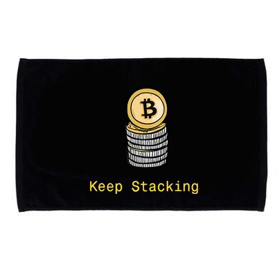 Bitcoin Keep Stacking Microfiber Hand Towel