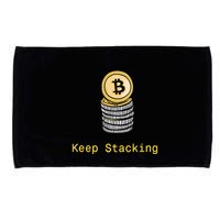 Bitcoin Keep Stacking Microfiber Hand Towel