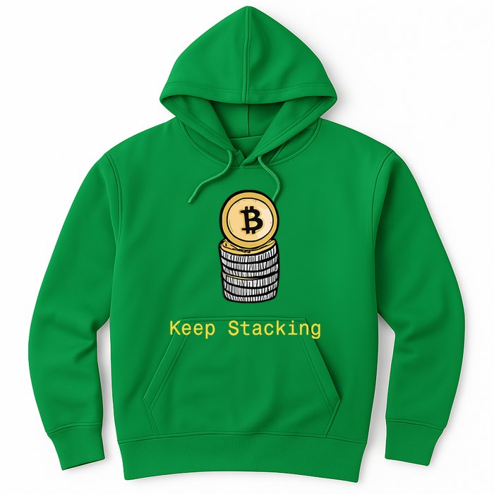 Bitcoin Keep Stacking Hoodie