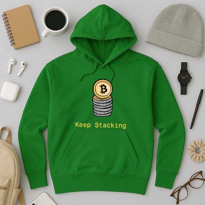 Bitcoin Keep Stacking Hoodie