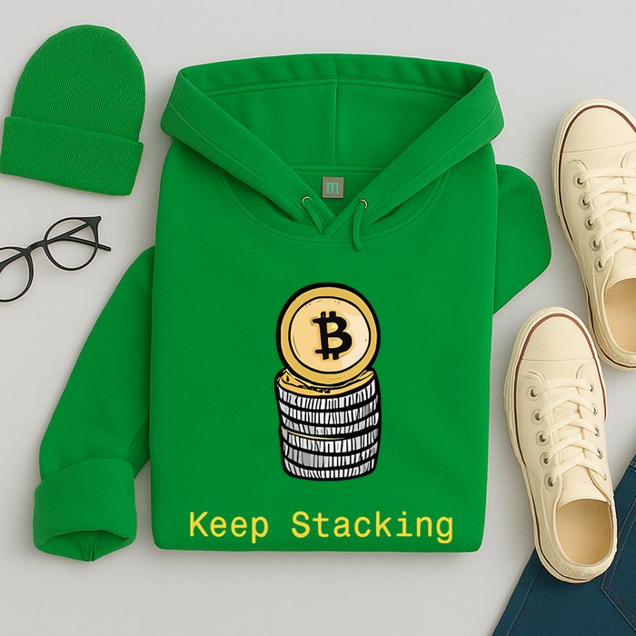 Bitcoin Keep Stacking Hoodie