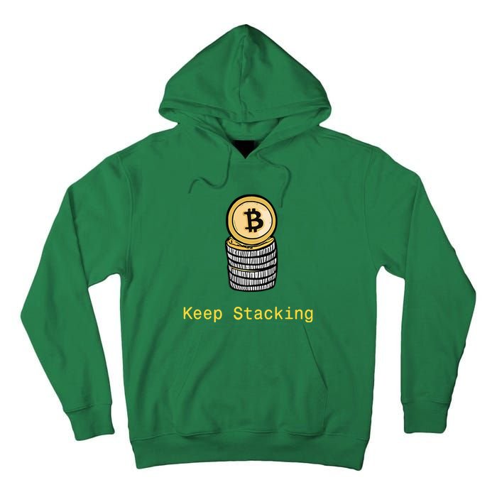 Bitcoin Keep Stacking Tall Hoodie