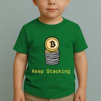 Bitcoin Keep Stacking Toddler T-Shirt
