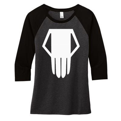 Bakugou Katsuki Skull Superhero Women's Tri-Blend 3/4-Sleeve Raglan Shirt