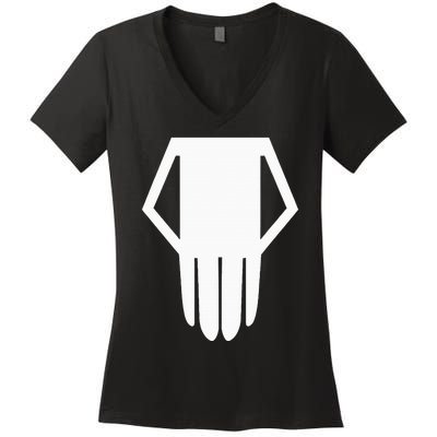 Bakugou Katsuki Skull Superhero Women's V-Neck T-Shirt