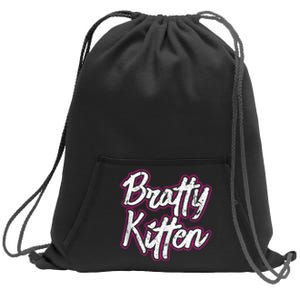 Bratty Kitten Sexy Fetish Submissive Slave Bdsm Kink Sweatshirt Cinch Pack Bag