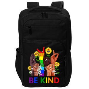 Be Kind Sign Language Kindness We Wear Orange For Unity Day Impact Tech Backpack