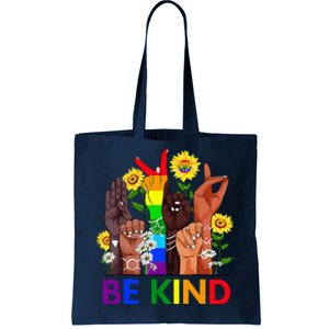 Be Kind Sign Language Kindness We Wear Orange For Unity Day Tote Bag