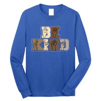 Be Kind Sign Language Hand Talking Teachers Interpreter Asl Gift Long Sleeve Shirt