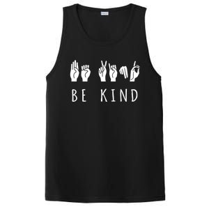 Be Kind Sign Language Gift Asl Gift PosiCharge Competitor Tank