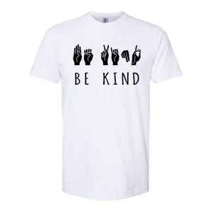 Be Kind Sign Language Gift Asl Gift Softstyle CVC T-Shirt