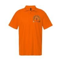 Be Kind Sign Language Rainbow Leopard Black Orange Unity Day Softstyle Adult Sport Polo