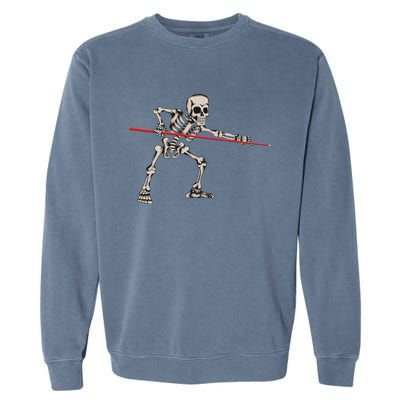 Billiard Kö Skeleton Halloween Fan Costume Snooker Outfit Gift Garment-Dyed Sweatshirt