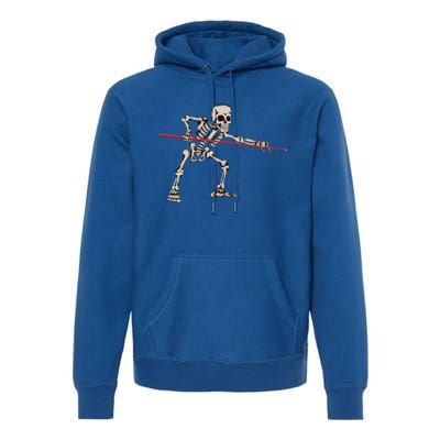 Billiard Kö Skeleton Halloween Fan Costume Snooker Outfit Gift Premium Hoodie