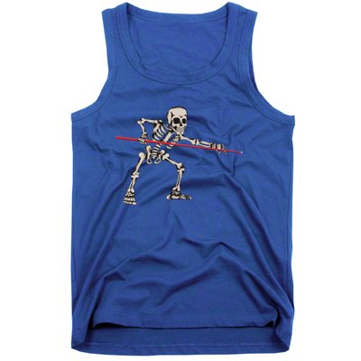 Billiard Kö Skeleton Halloween Fan Costume Snooker Outfit Gift Tank Top