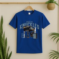 Bustin Knuckles Skeleton Auto Mechanic T-Shirt