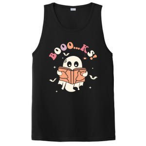 Booo Ks Spooky Season Ghost Halloween Trick Or Treat Retro Gift PosiCharge Competitor Tank