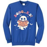 Booo Ks Spooky Season Ghost Halloween Trick Or Treat Retro Gift Sweatshirt