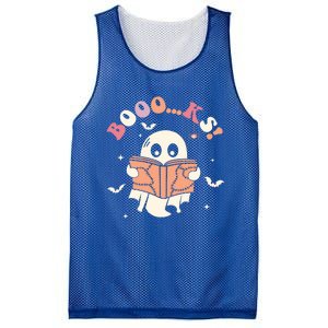 Booo Ks Spooky Season Ghost Halloween Trick Or Treat Retro Gift Mesh Reversible Basketball Jersey Tank