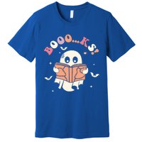 Booo Ks Spooky Season Ghost Halloween Trick Or Treat Retro Gift Premium T-Shirt