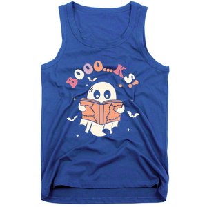 Booo Ks Spooky Season Ghost Halloween Trick Or Treat Retro Gift Tank Top