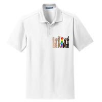 Be Kind Sign Language LGBT Anti-Racism Kindness Raise Hand Dry Zone Grid Polo