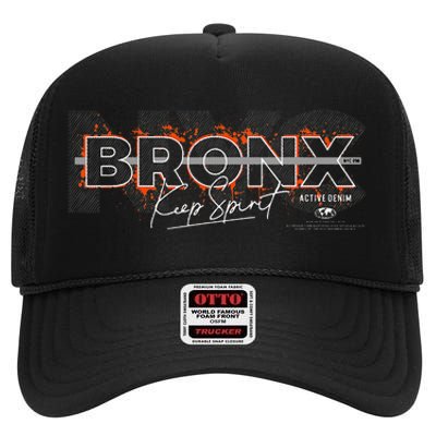 Bronx Keep Spirit High Crown Mesh Back Trucker Hat