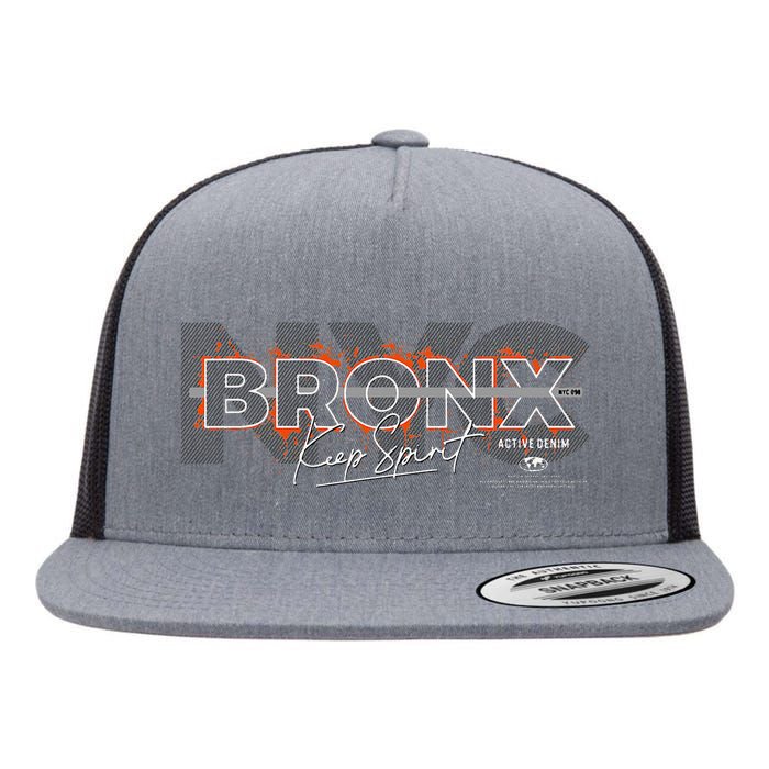 Bronx Keep Spirit Flat Bill Trucker Hat