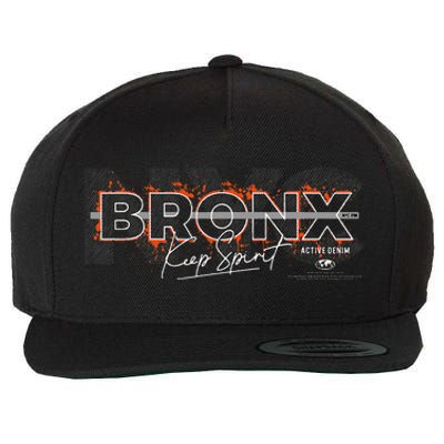 Bronx Keep Spirit Wool Snapback Cap