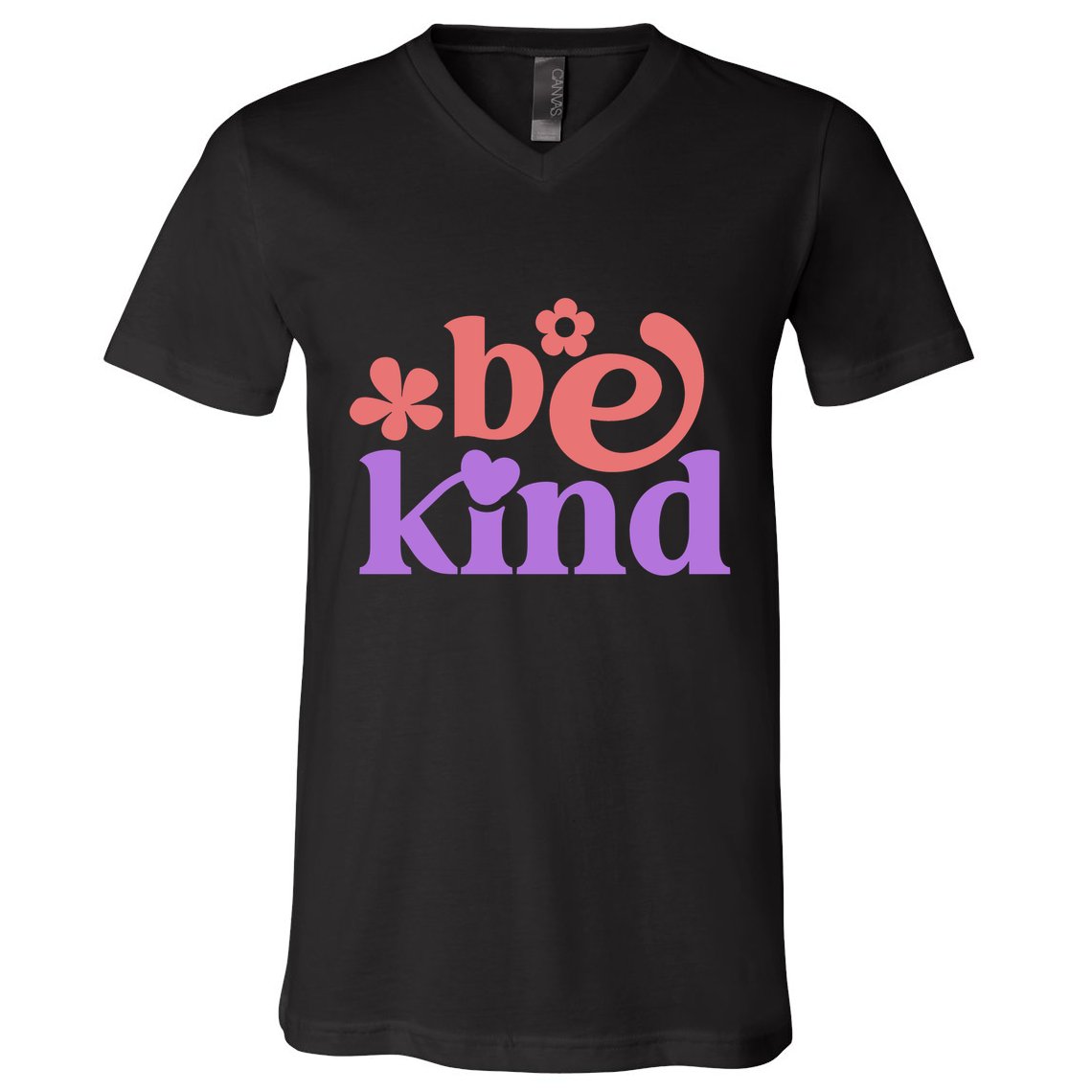 Be Kins Spring Floral V-Neck T-Shirt