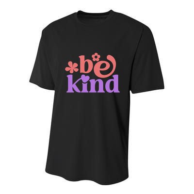 Be Kins Spring Floral Youth Performance Sprint T-Shirt