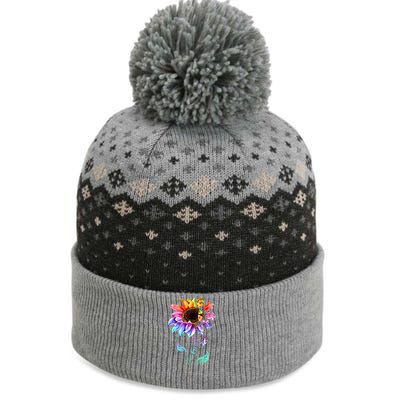 Be Kind Sunflower Autism Awareness Be Kind Autism Gift The Baniff Cuffed Pom Beanie