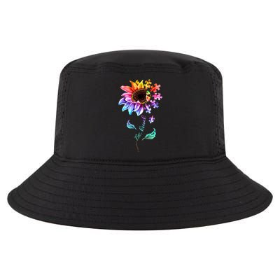 Be Kind Sunflower Autism Awareness Be Kind Autism Gift Cool Comfort Performance Bucket Hat