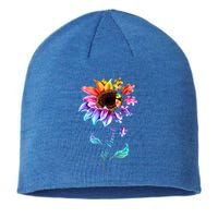 Be Kind Sunflower Autism Awareness Be Kind Autism Gift Sustainable Beanie