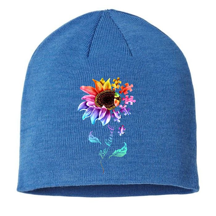 Be Kind Sunflower Autism Awareness Be Kind Autism Gift Sustainable Beanie