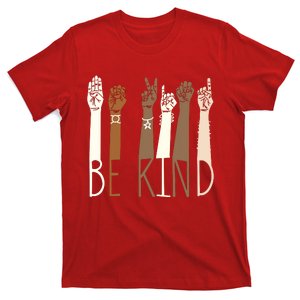 Be Kind Sign Language Hand Talking Teachers Interpreter ASL T-Shirt